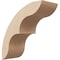 Ekena Millwork 5-inch W x 12-inch D x 12-inch H Ozark Rough Cedar Woodgrain TimberThane Knee Brace, Primed BRCUR05X12X12OZKRCPR - alternate 1